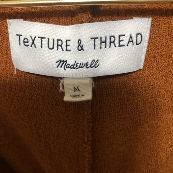 Texture & Thread Madewell Mustard Wrap Dress - Picture 2 of 2